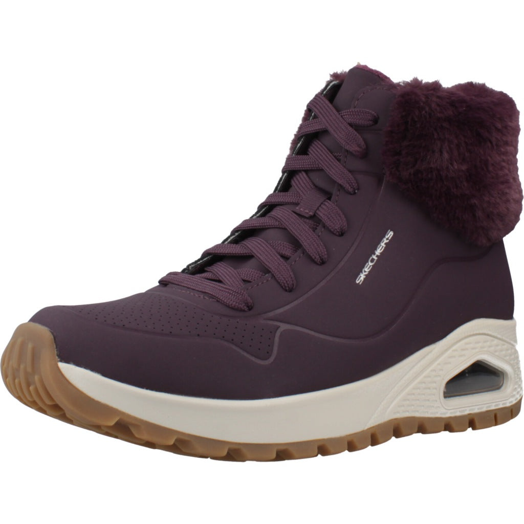 SKECHERS UNO RUGGED FALL AIR en color BURDEOS  (1)