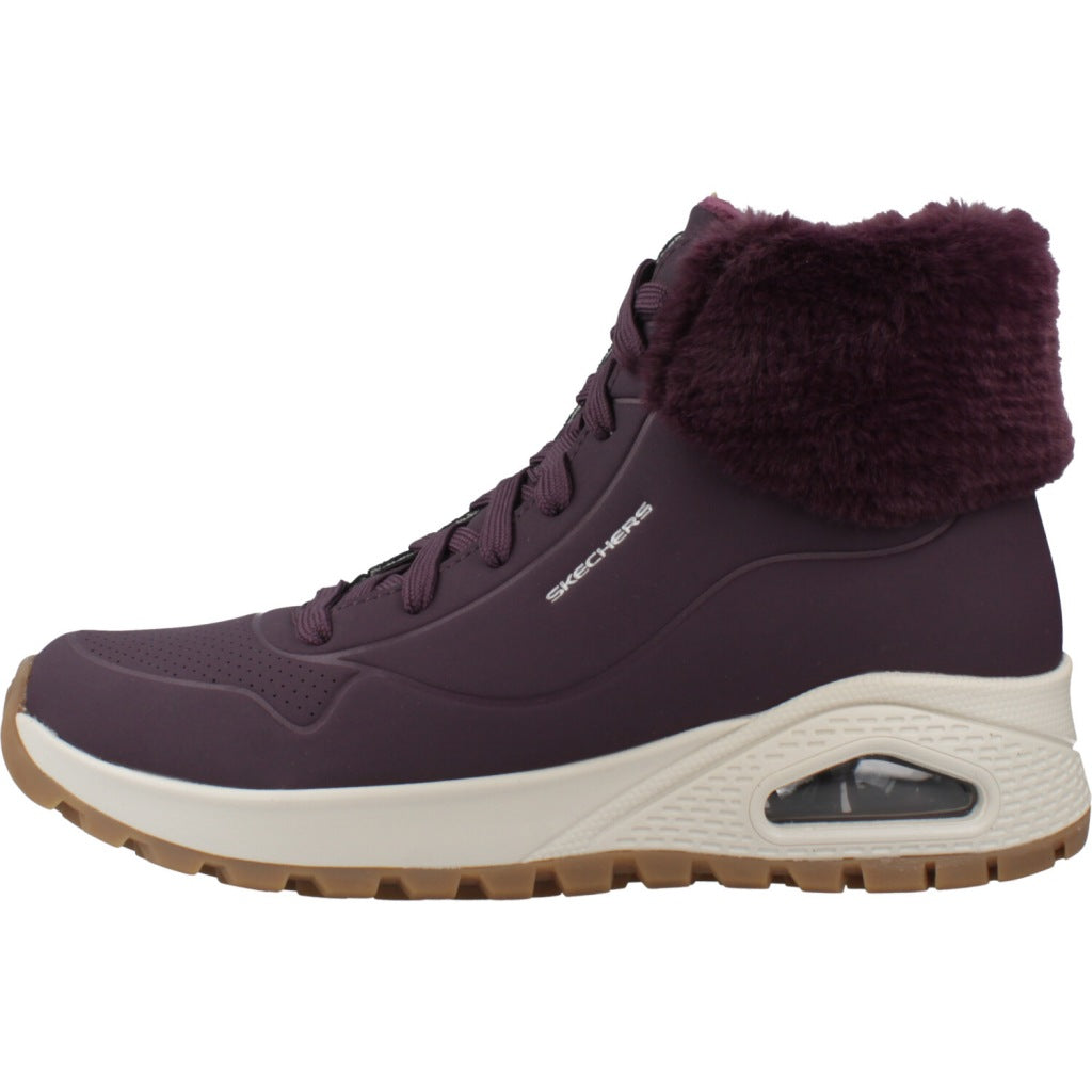 SKECHERS UNO RUGGED FALL AIR en color BURDEOS  (2)