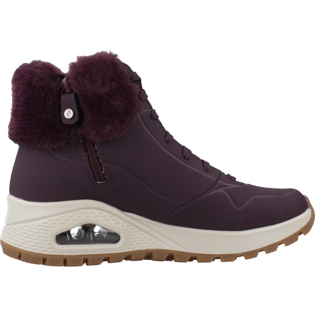SKECHERS UNO RUGGED FALL AIR en color BURDEOS (4)