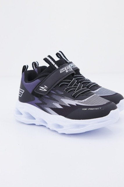 SKECHERS VORTEX-FLASH ZORENT en color NEGRO (1)