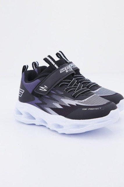 SKECHERS VORTEX-FLASH ZORENT en color NEGRO (1)