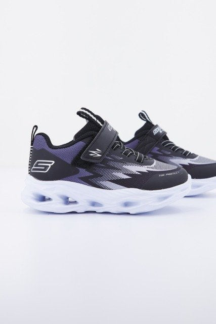 SKECHERS VORTEX-FLASH ZORENT en color NEGRO (2)
