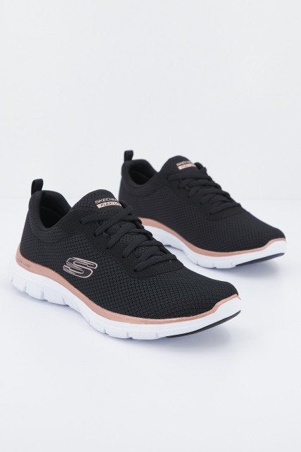 SKECHERS FLEX APPEAL . BRILLIANT V en color NEGRO (2)