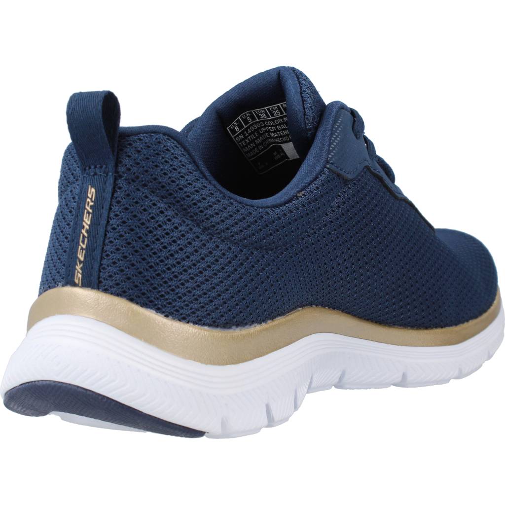 SKECHERS FLEX APPEAL . BRILLIANT V en color AZUL (3)