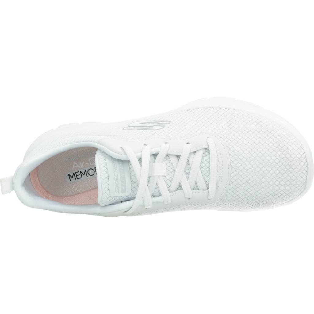 SKECHERS FLEX APPEAL . BRILLIANT V en color BLANCO (7)