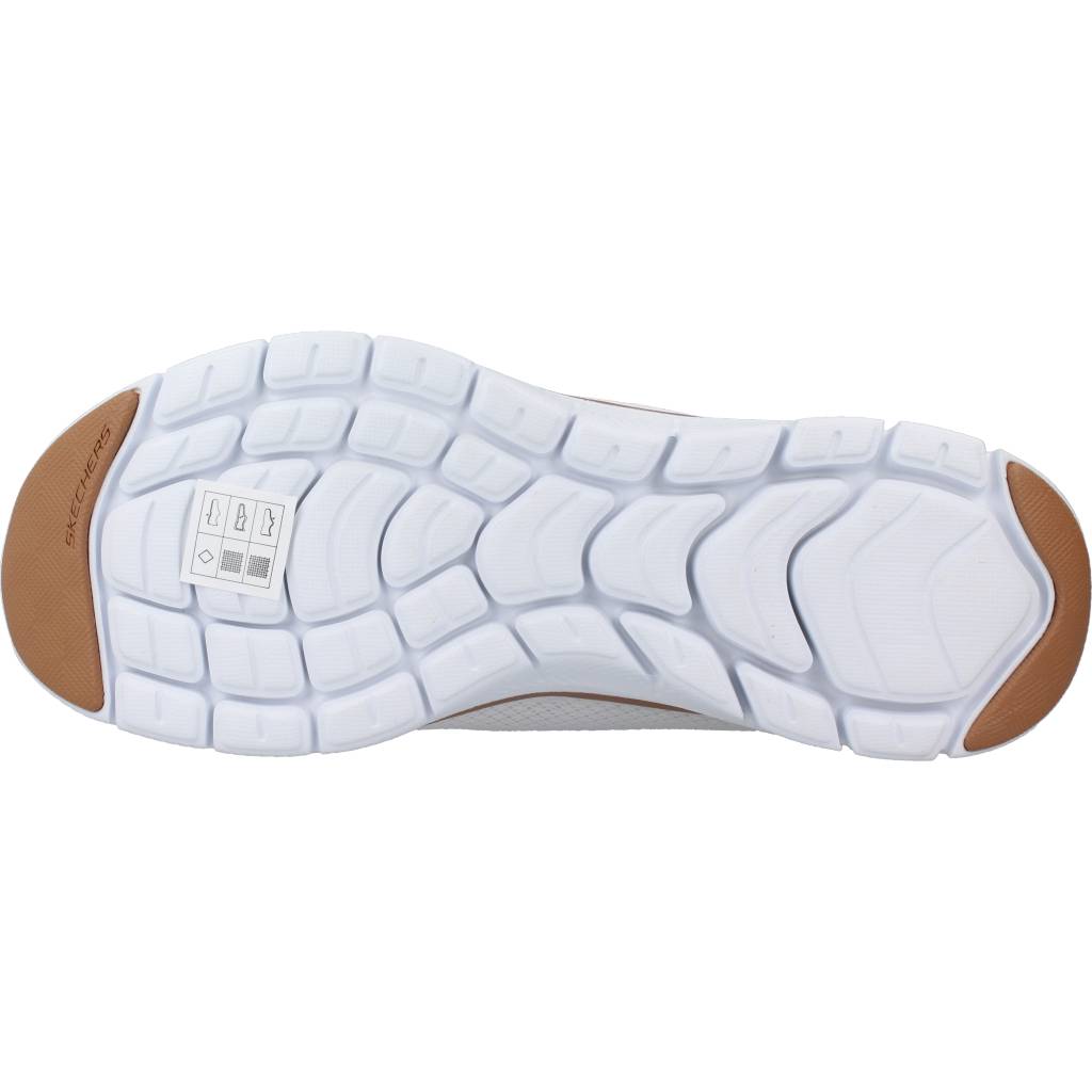 SKECHERS FLEX APPEAL . BRILLIANT V en color BLANCO (6)