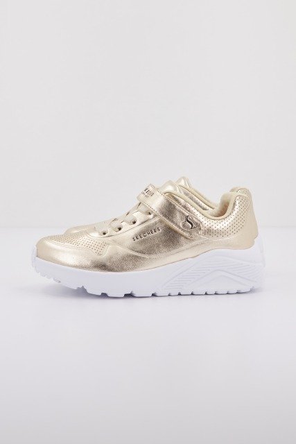 SKECHERS UNO LITE CHROME STEPS en color ORO (1)