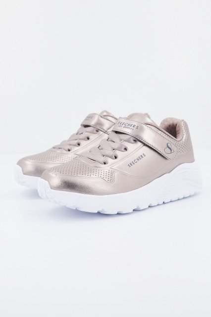 SKECHERS UNO LITE CHROME STEPS en color ORO (1)