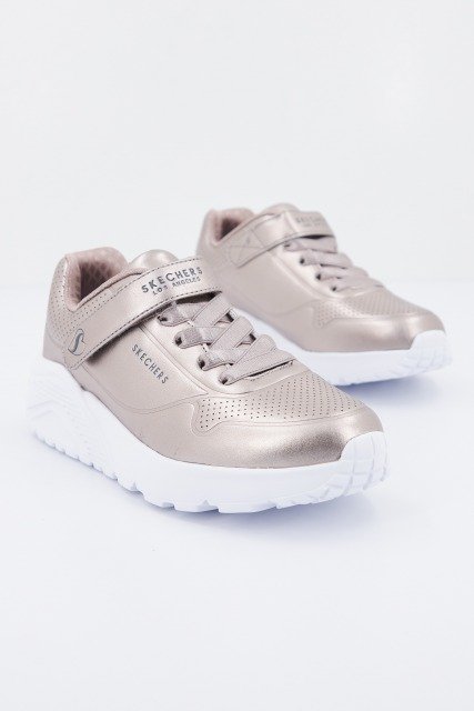 SKECHERS UNO LITE CHROME STEPS en color ORO (2)