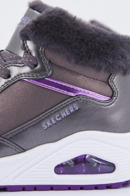 SKECHERS UNO COZY ON AIR en color GRIS (4)