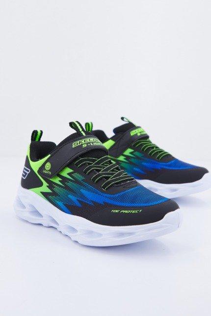 SKECHERS VORTEX-FLASH ZORENT en color NEGRO (1)