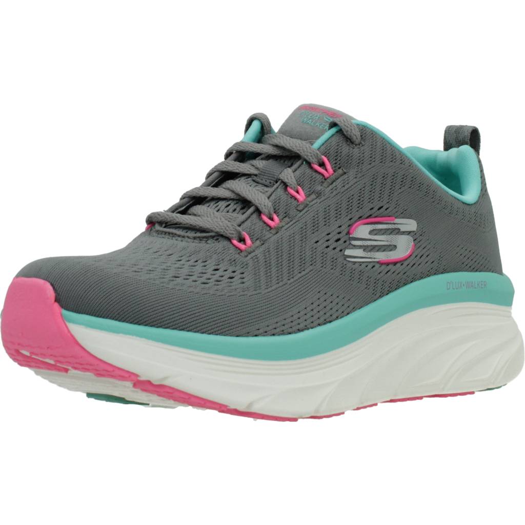 SKECHERS D'LUX WALKER FRESH FINESSE en color GRIS (1)