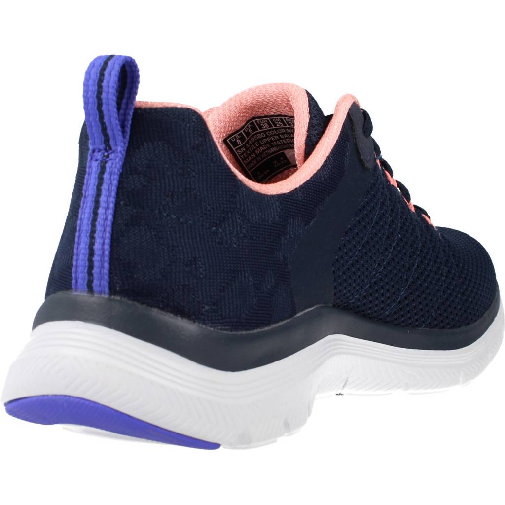 SKECHERS FLEX APPEAL . ELEGANT WAY en color AZUL (3)
