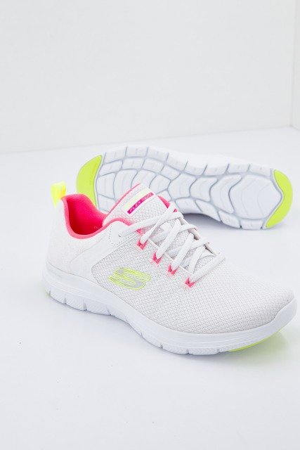 SKECHERS FLEX APPEAL . ELEGANT WAY en color BLANCO (1)