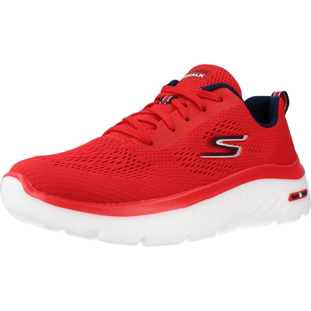 SKECHERS GO WALK HYPER BURST en color ROJO (1)