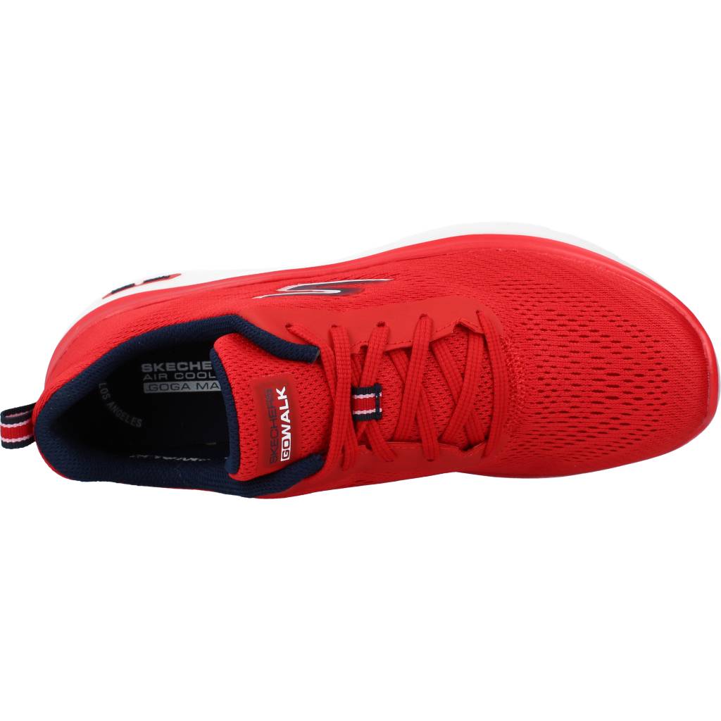 SKECHERS GO WALK HYPER BURST en color ROJO (7)