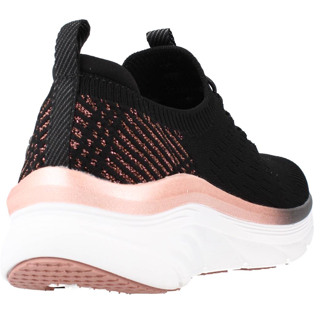 SKECHERS D'LUX WALKER LET IT GLOW en color NEGRO (3)