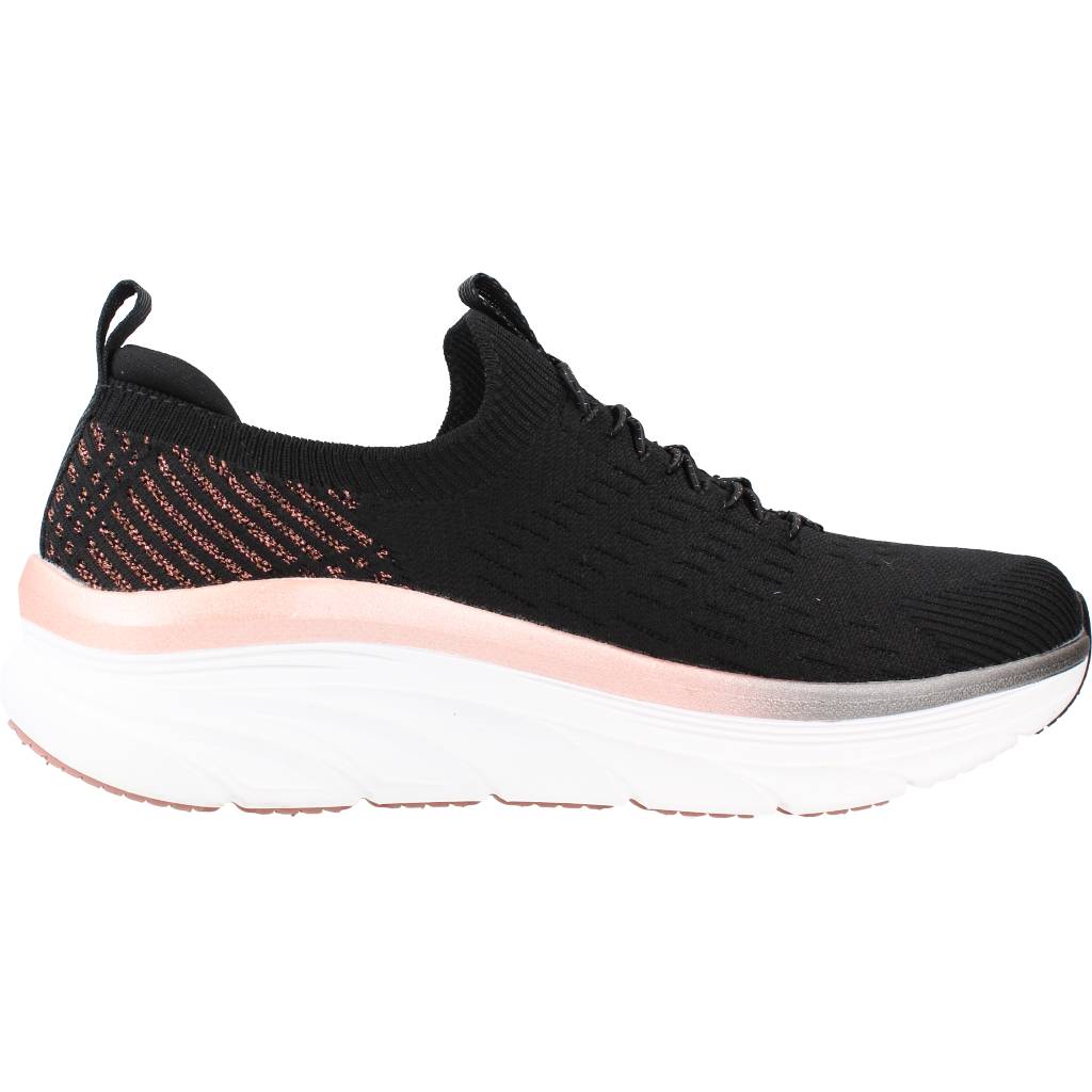 SKECHERS D'LUX WALKER LET IT GLOW en color NEGRO (4)