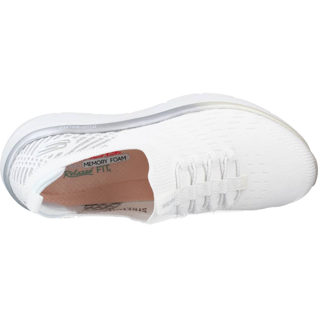 SKECHERS D'LUX WALKER LET IT GLOW en color BLANCO (7)