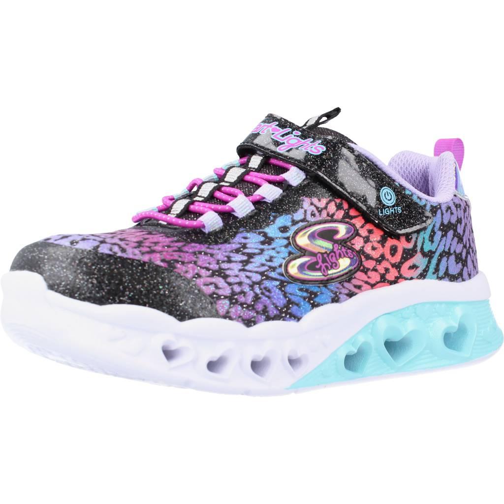 SKECHERS FLUTTER HEART LIGHTS-LOVES en color NEGRO (1)