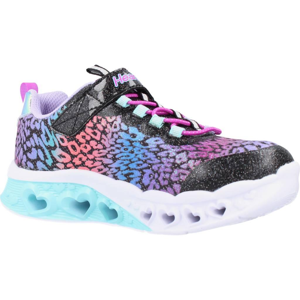 SKECHERS FLUTTER HEART LIGHTS-LOVES en color NEGRO (5)