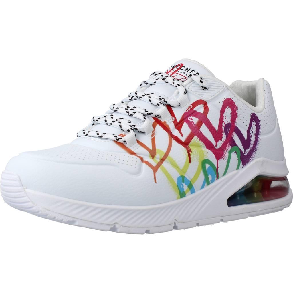 SKECHERS UNO - FLOATING LOVE en color BLANCO (1)