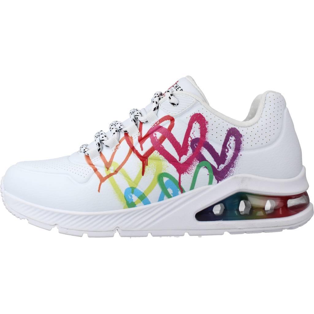 SKECHERS UNO - FLOATING LOVE en color BLANCO (2)