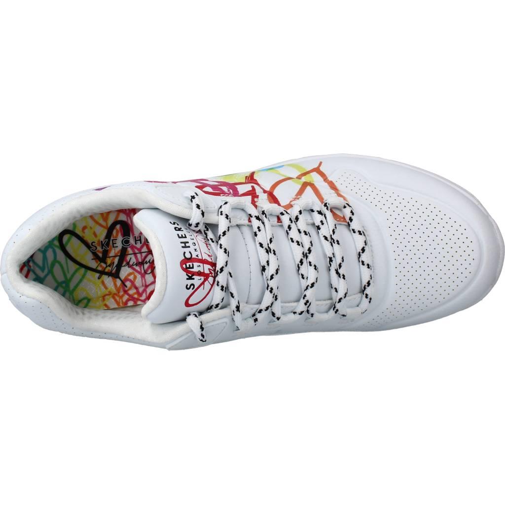 SKECHERS UNO - FLOATING LOVE en color BLANCO (7)