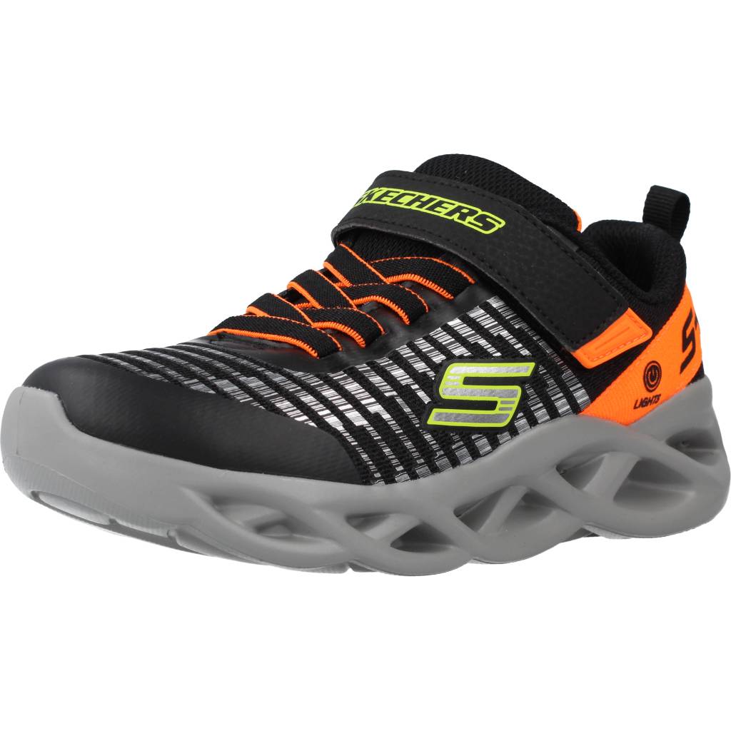SKECHERS TWISTY BRIGHTS - NOVLO en color NEGRO (1)