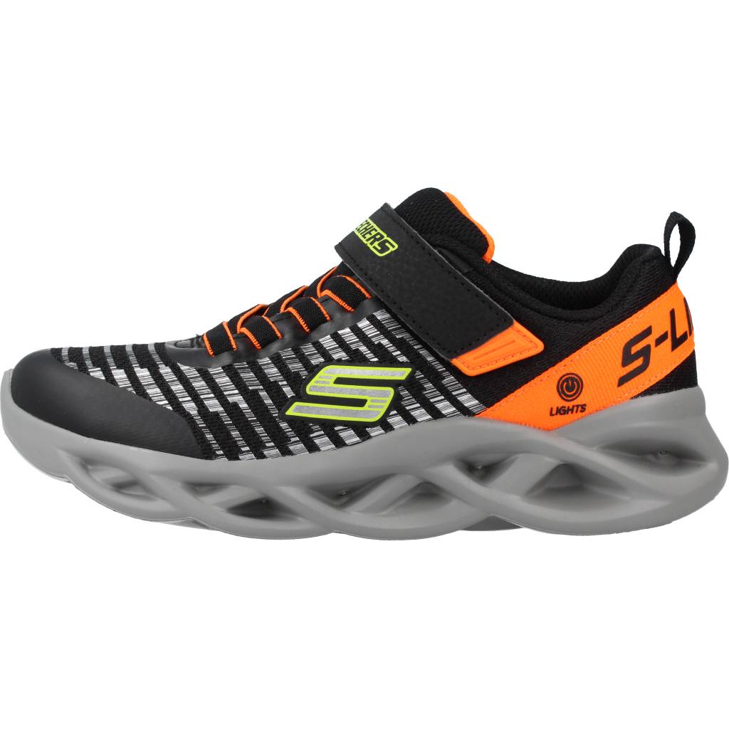 SKECHERS TWISTY BRIGHTS - NOVLO en color NEGRO (2)
