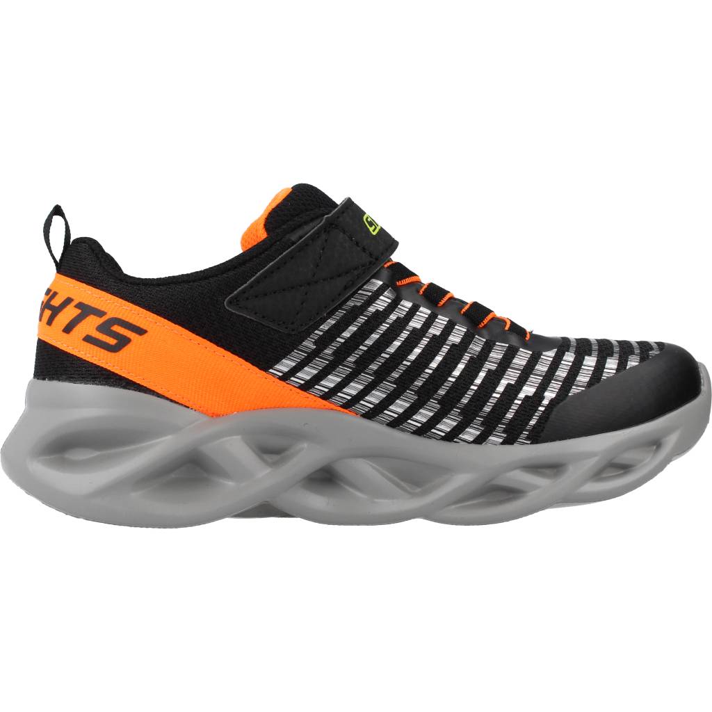 SKECHERS TWISTY BRIGHTS - NOVLO en color NEGRO (4)