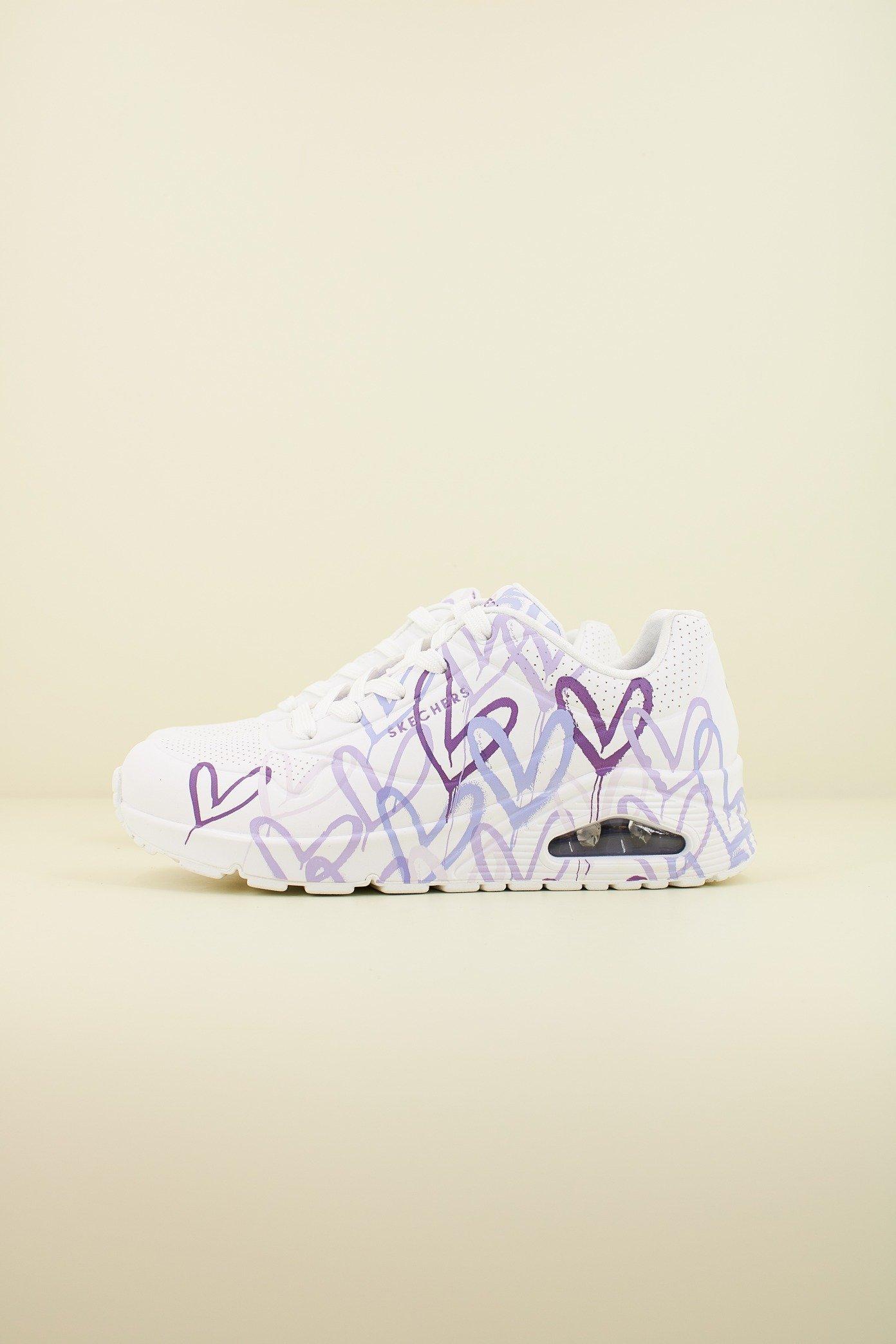SKECHERS UNO-SPREAD THE LOVE en color BLANCO (1)
