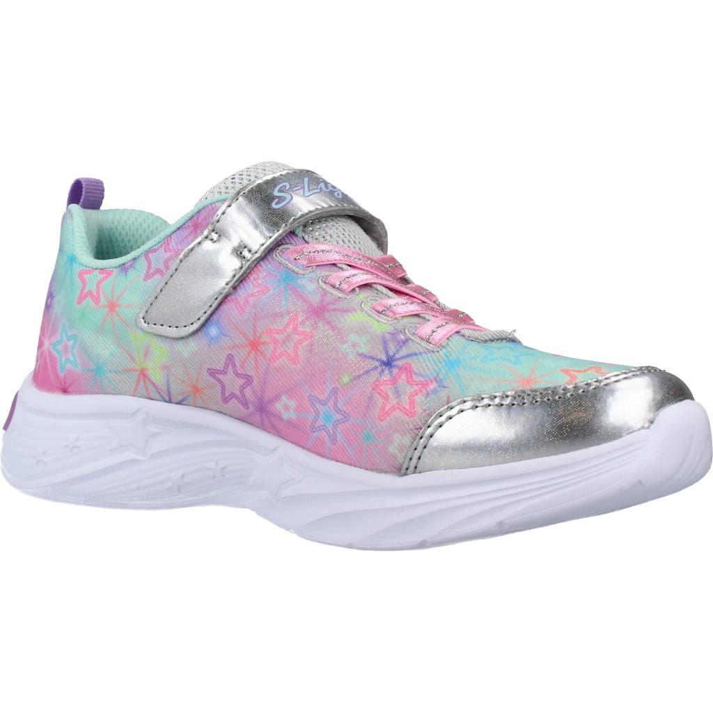 SKECHERS STAR SPARKS en color PLATA (5)