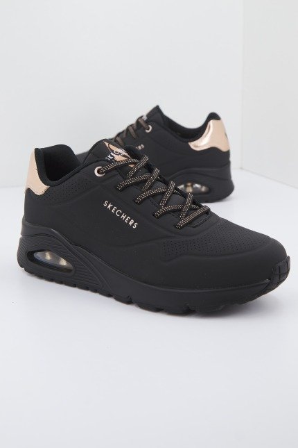 SKECHERS UNO - SHIMMER AWAY en color NEGRO (1)