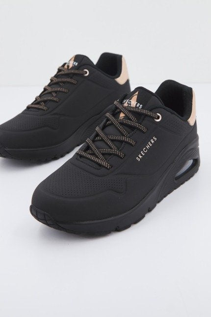 SKECHERS UNO - SHIMMER AWAY en color NEGRO (2)