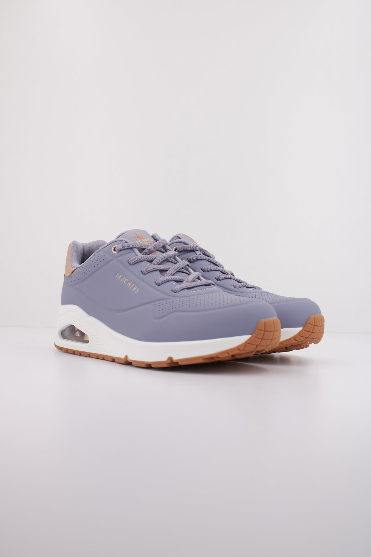 SKECHERS UNO - SHIMMER AWAY en color VIOLETA (2)