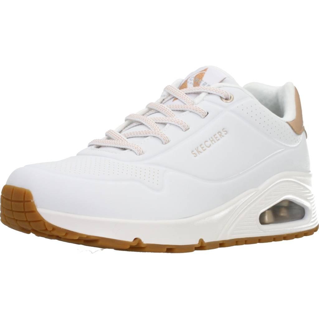 SKECHERS UNO - SHIMMER AWAY en color BLANCO (1)