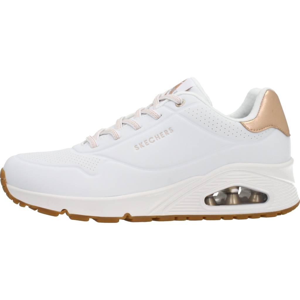 SKECHERS UNO - SHIMMER AWAY en color BLANCO (2)