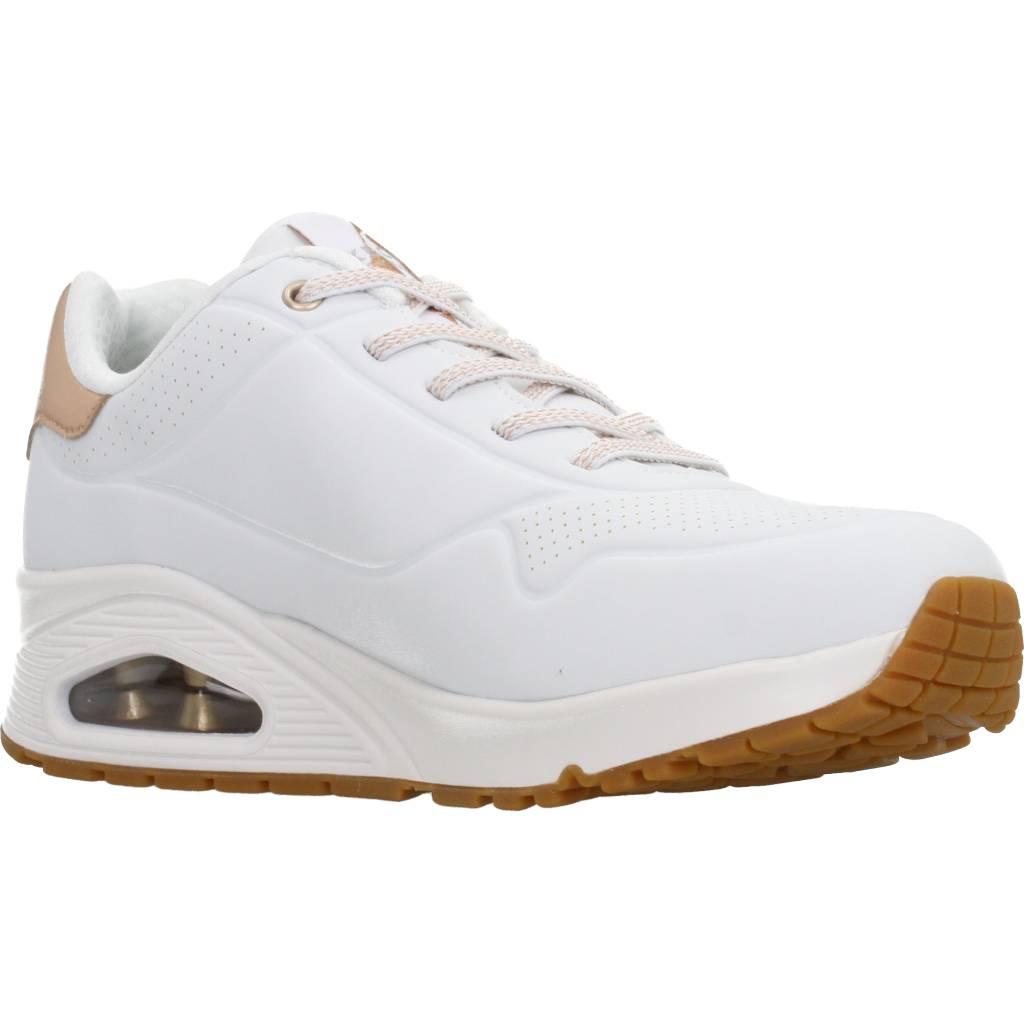 SKECHERS UNO - SHIMMER AWAY en color BLANCO (5)