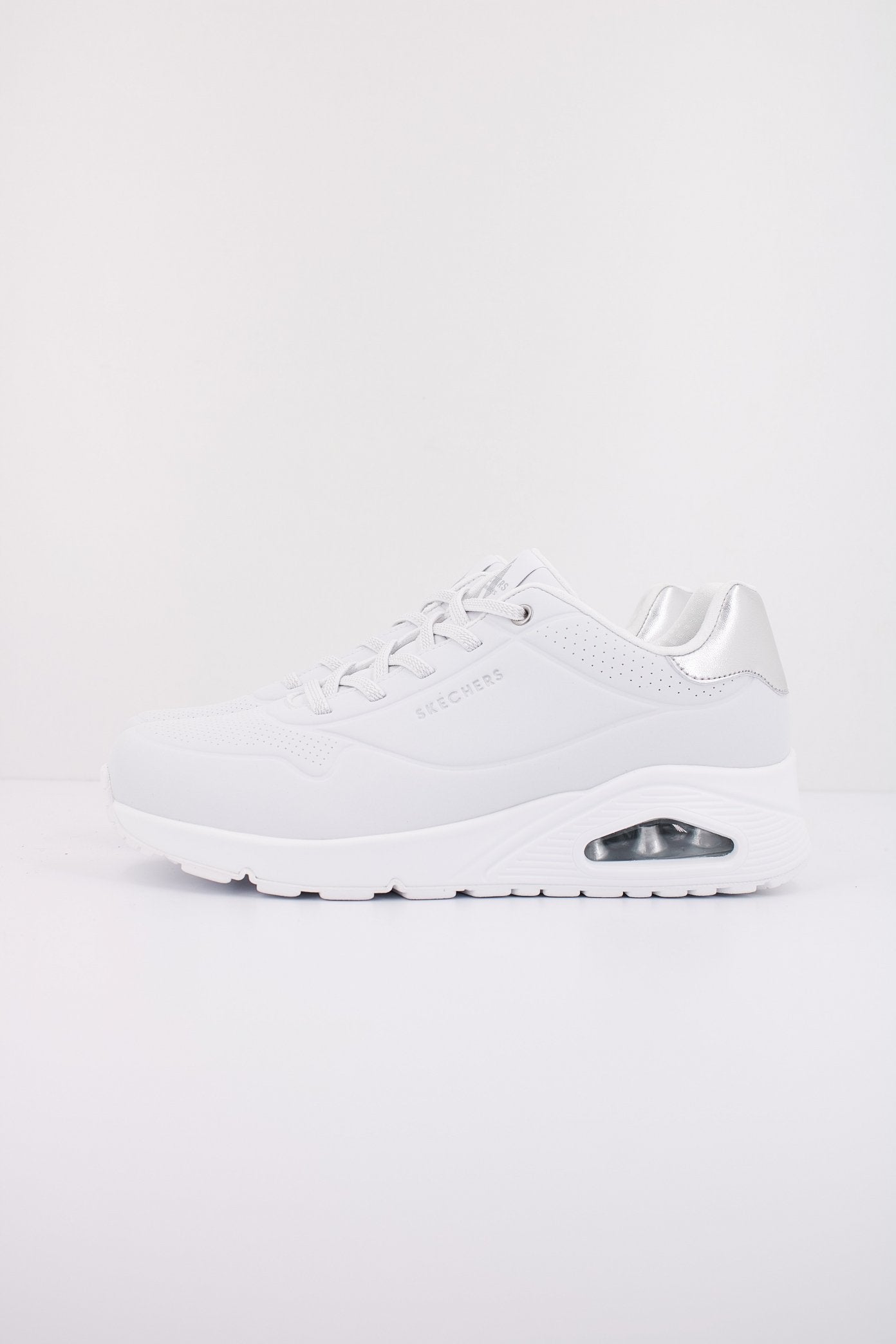 SKECHERS UNO - SHIMMER AWAY en color BLANCO (1)