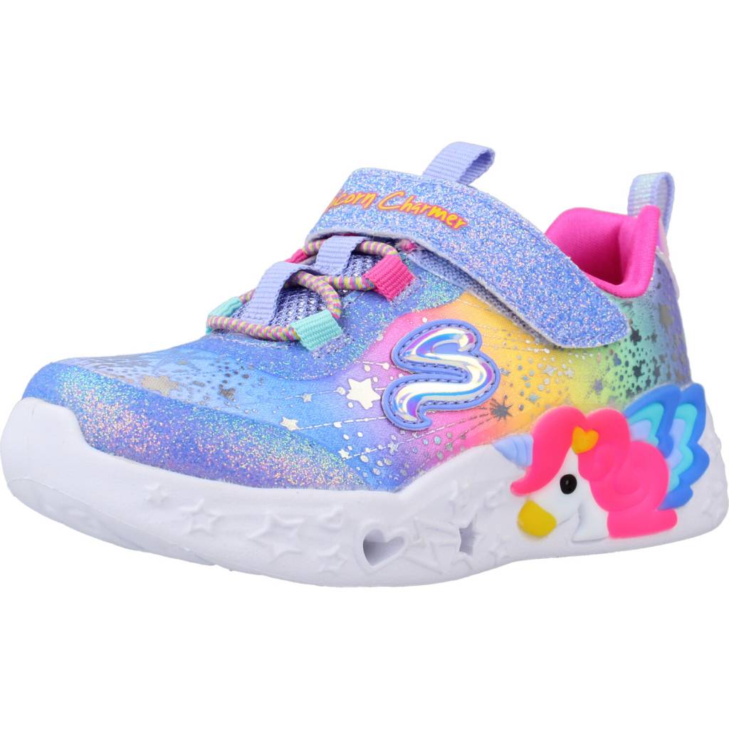 SKECHERS UNICORN CHARMER-TWILIGHT DR en color AZUL (1)