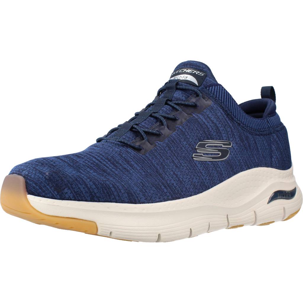 SKECHERS ARCH FIT - WAVEPORT en color AZUL (1)