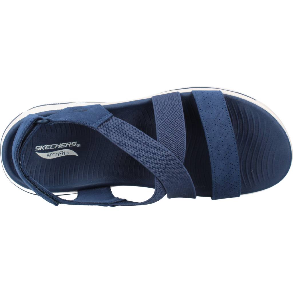 SKECHERS GO WALK ARCH FIT TREASURED en color AZUL (7)