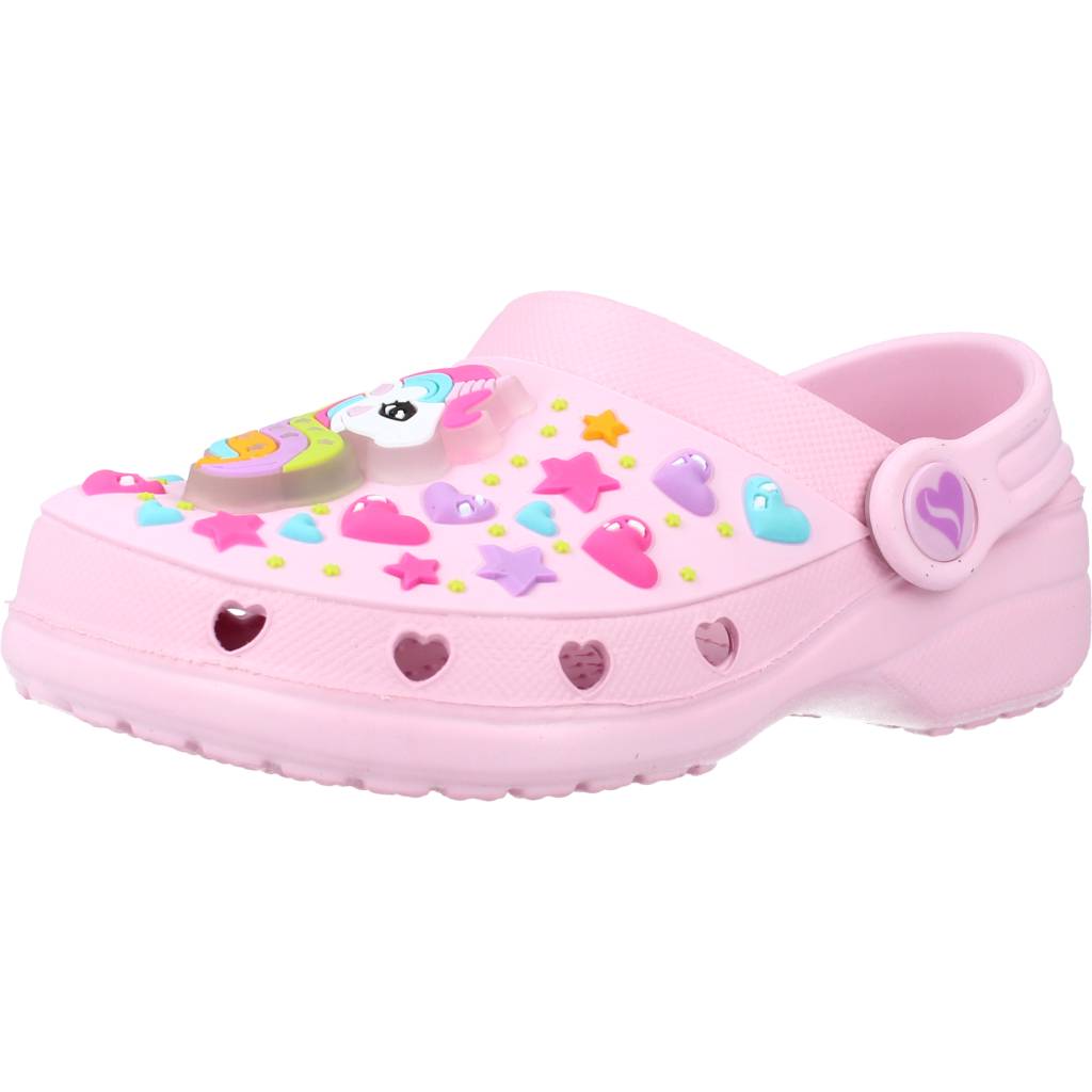 SKECHERS HEART CHARMER-UNICORN DELIG en color ROSA (1)