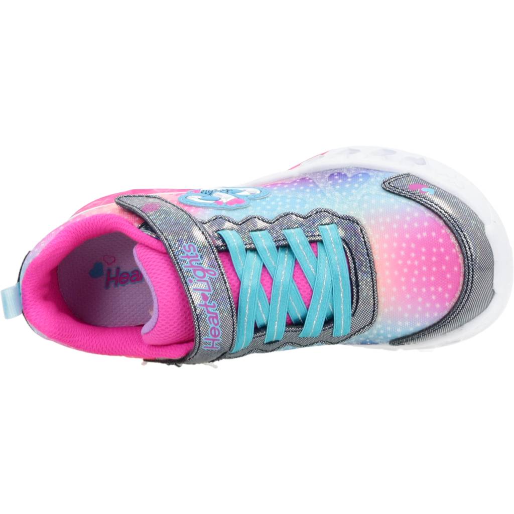 SKECHERS FLUTTER HEART LIGHTS-SIMPLY en color ROSA (7)