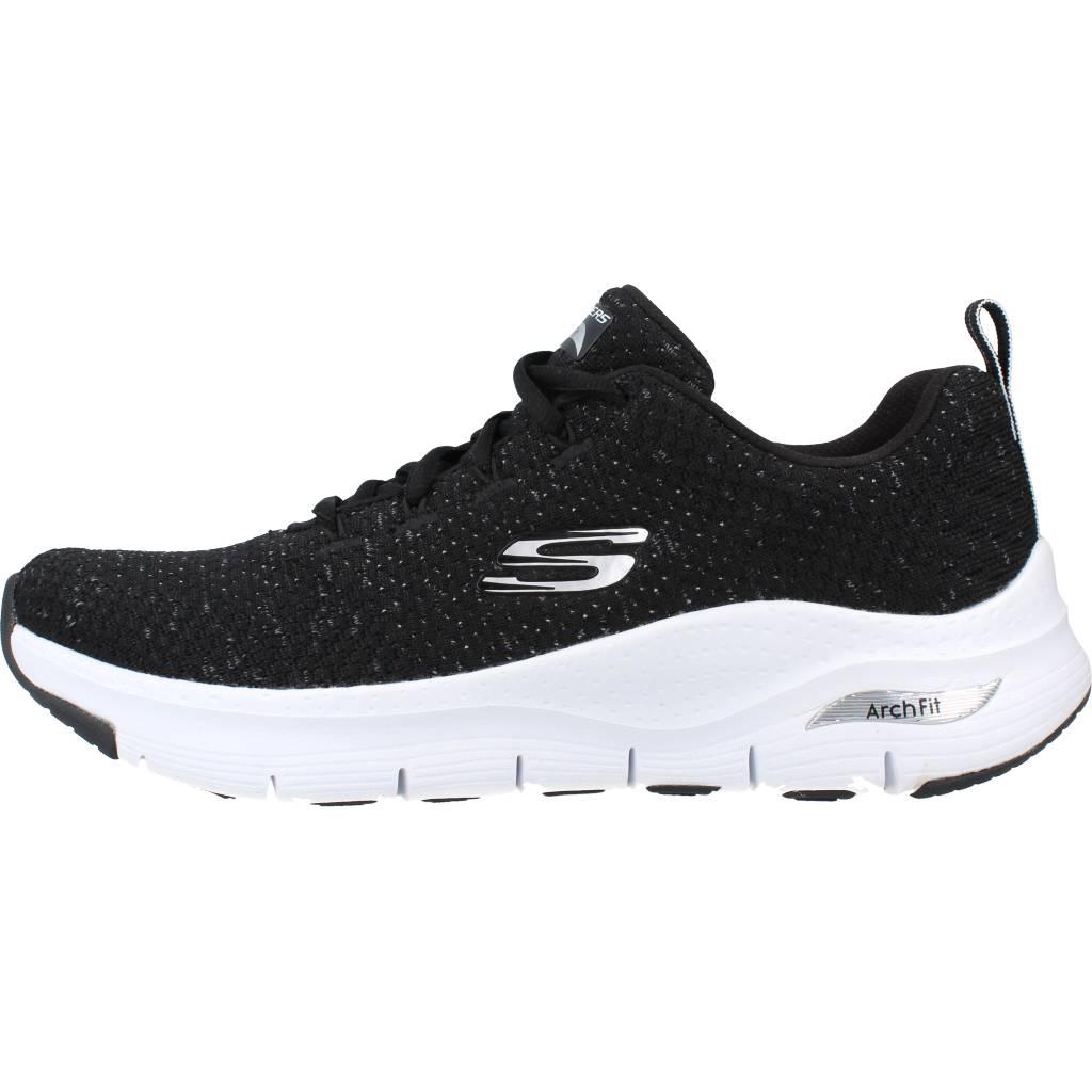 SKECHERS S en color NEGRO (2)
