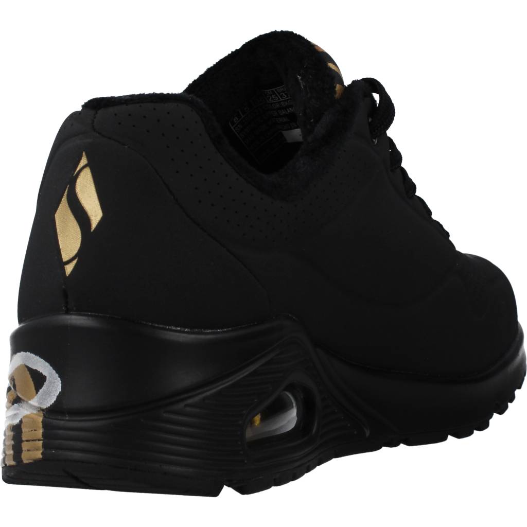 SKECHERS UNO-METALLIC LOVE en color NEGRO (3)