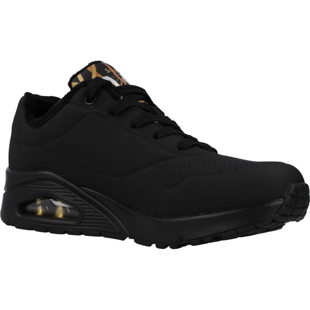 SKECHERS UNO-METALLIC LOVE en color NEGRO (5)