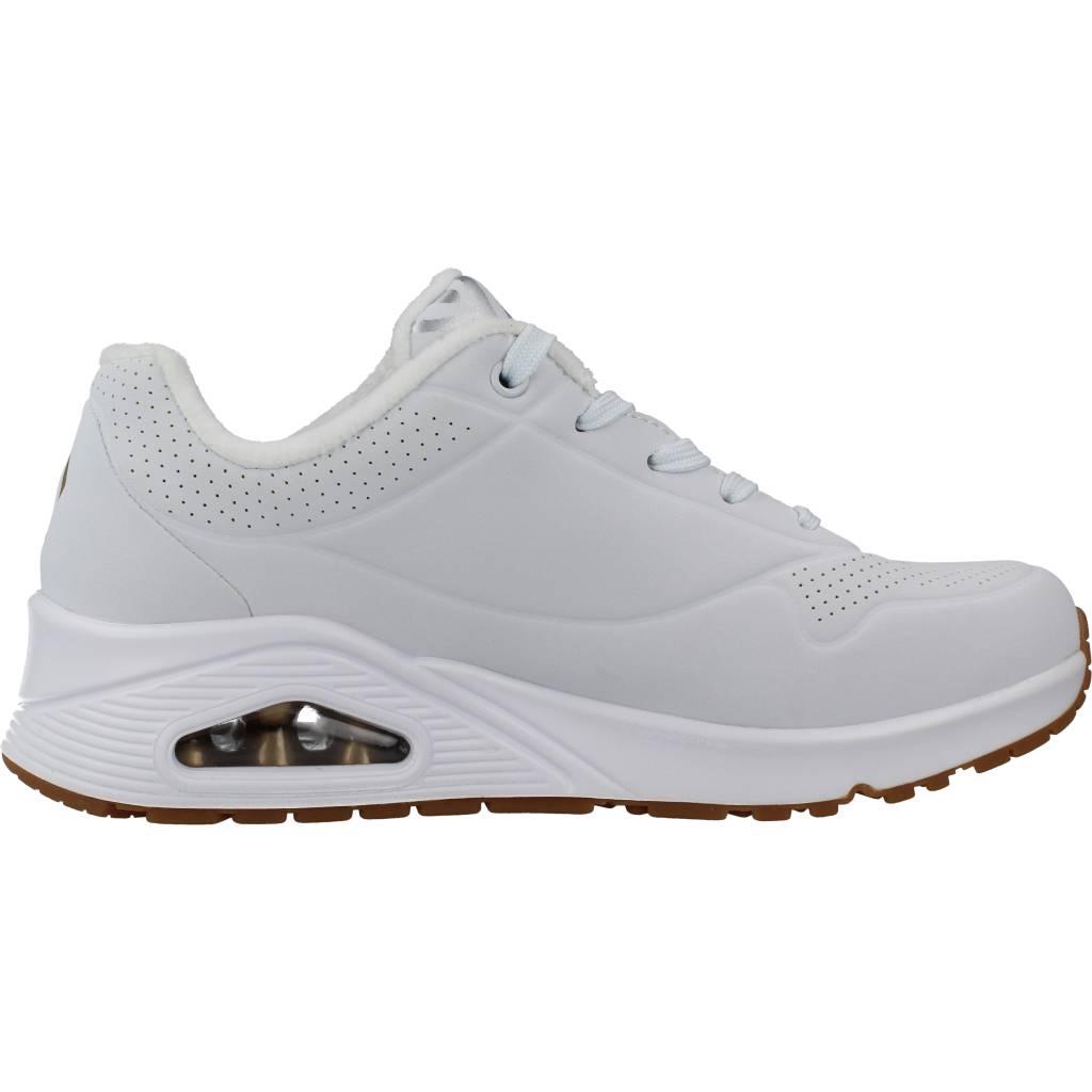SKECHERS UNO-METALLIC LOVE en color BLANCO (4)