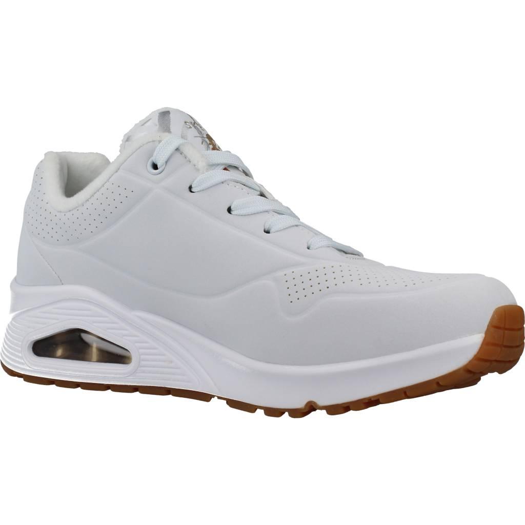 SKECHERS UNO-METALLIC LOVE en color BLANCO (5)